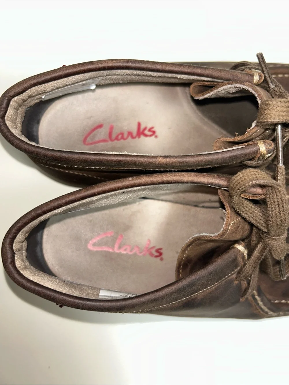 Clarks Stinson Hi Brown Leather Moc Toe Two Eye Chukka Wallabee Boot
